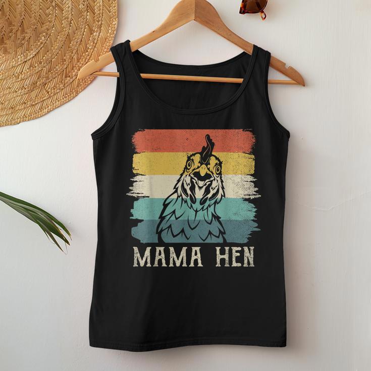 Mama Hen Apparel Vintage Retro Chicken Mom Mother Women Tank Top Unique Gifts