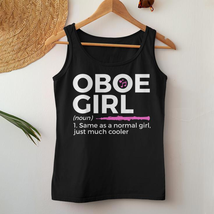 Oboe Girl Definition Oboe Women Tank Top Unique Gifts