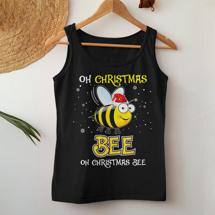 Oh Christmas Bee Oh Christmas Bee Xmas Pajamas Women Tank Top Unique Gifts