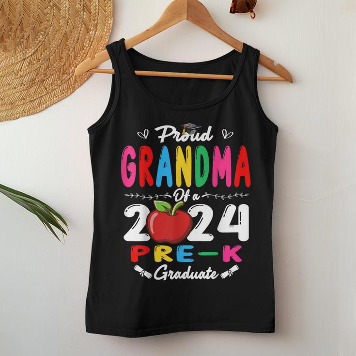 Proud Grandma Of A Class Of 2024 Pre-K Graduate Women Tank Top Unique Gifts