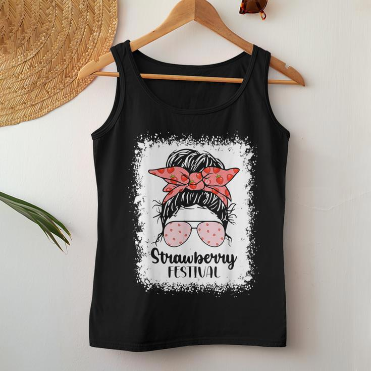 Strawberry Festival Fruit Lover & Girls Cute Mom Women Tank Top Unique Gifts