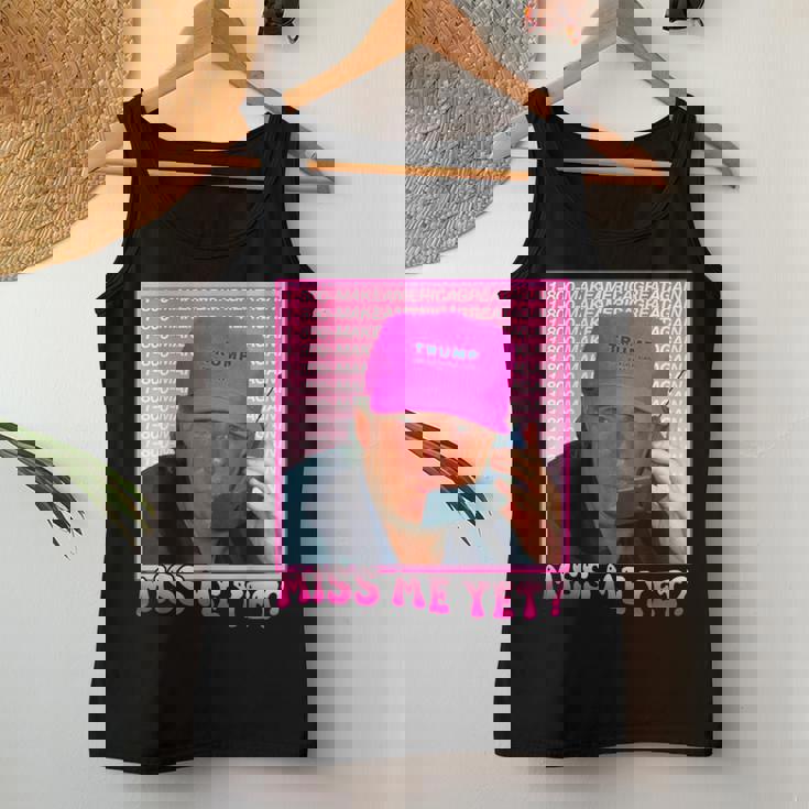 Trump Pink Miss Me Yet Trump 2024 President 2024 Women Tank Top Unique Gifts