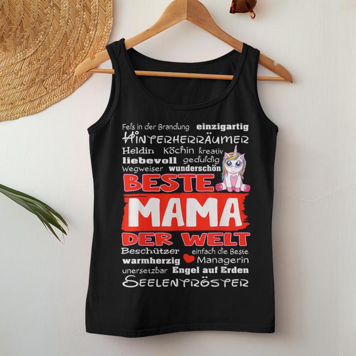 Für Die Beste Mama Der Welt Mother's Day Tank Top Frauen Lustige Geschenke