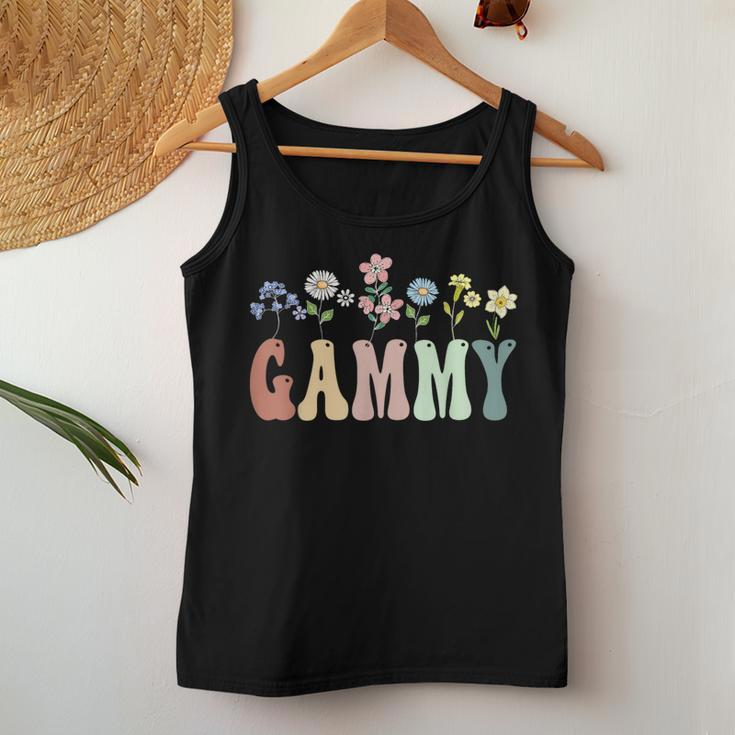 Gammy Wildflower Floral Gammy Women Tank Top Funny Gifts