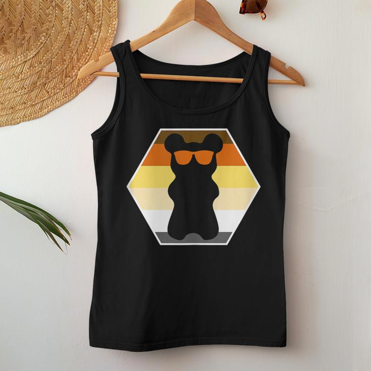 Gay Bear With Sunglasses Rainbow Gay Bear Women Tank Top Unique Gifts
