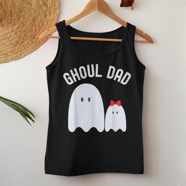 Ghoul Dadatertag Papaon Mädchenater Tochter Ghost Tank Top Frauen Lustige Geschenke