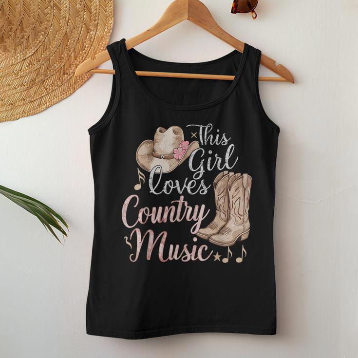 This Girl Loves Country Music Women Tank Top Unique Gifts