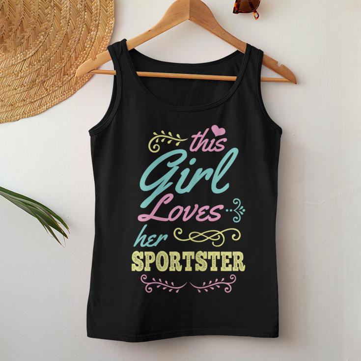 This Girl Loves Her Sportster Biker Women Tank Top Unique Gifts