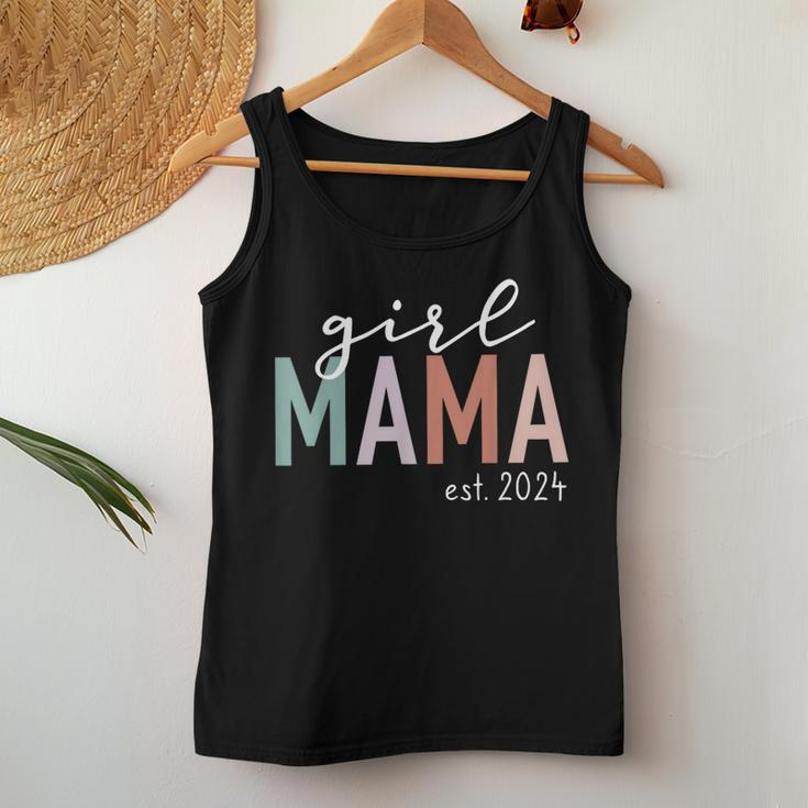 Girl Mama Est 2024 Girl Mom To Be New Mommy Women Tank Top Personalized Gifts