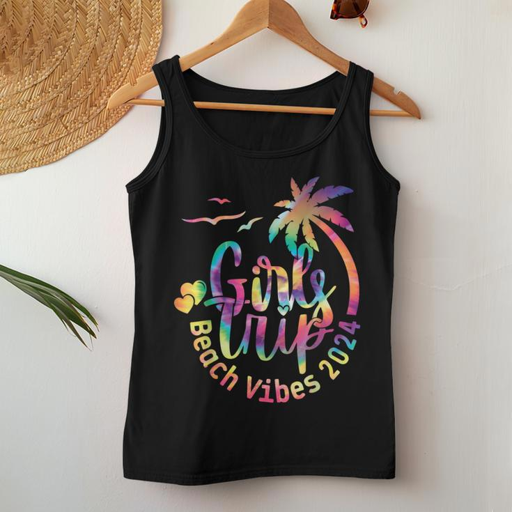 Girls Weekend Girls Trip Beach Vibes 2024 Women Tank Top Unique Gifts