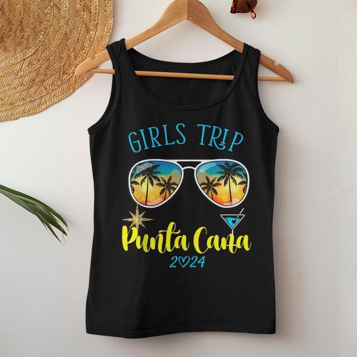 Girls Trip Punta Cana 2024 Weekend Birthday Squad Women Tank Top Personalized Gifts