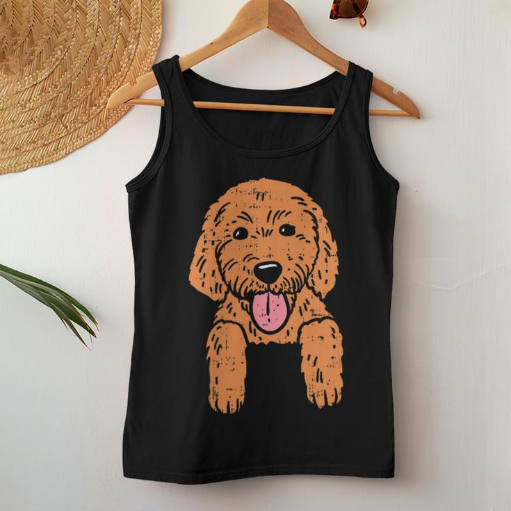 Goldendoodle Pocket Cute Dog Pet Lover Owner Women Women Tank Top Unique Gifts