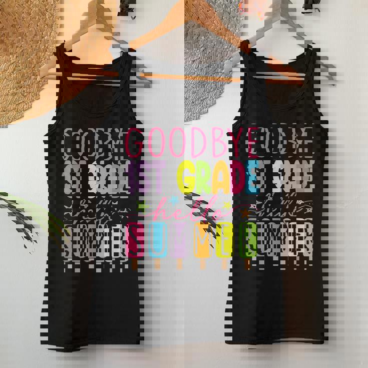 Goodbye 1St Grade Hello Summer Last Day Of School Graduation Women Tank Top Funny Gifts
