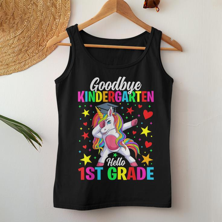 Goodbye Kindergarten Hello 1St Grade Graduation Unicorn Girl Women Tank Top Unique Gifts