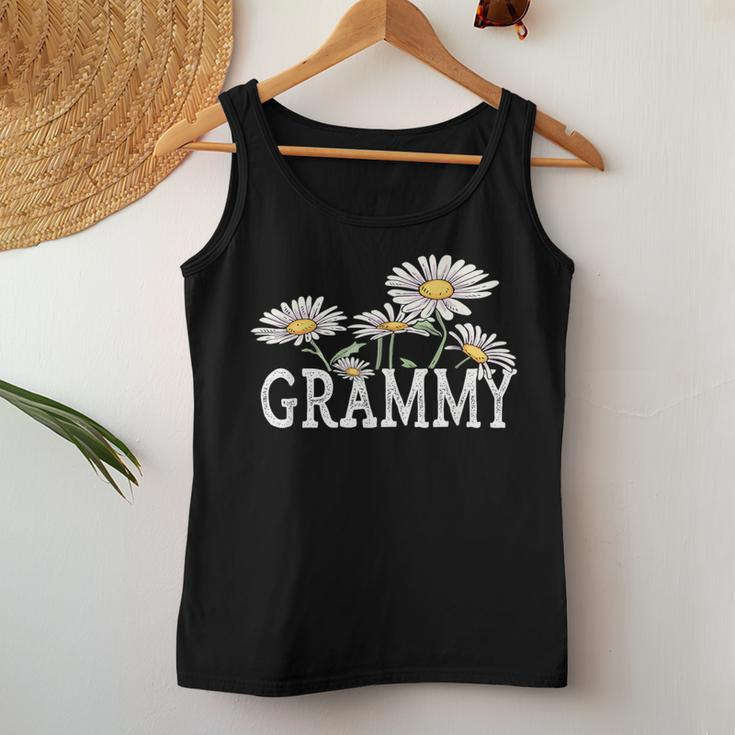 Grammy Floral Chamomile Mother's Day Grammy Women Tank Top Funny Gifts