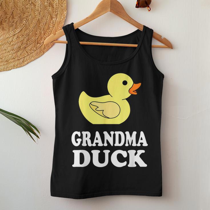 Grandma Duck Mama Rubber Duck Lover Women Tank Top Unique Gifts