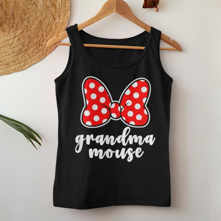 Grandma Mouse Family Vacation Grandma Mouse Women Tank Top Funny Gifts
