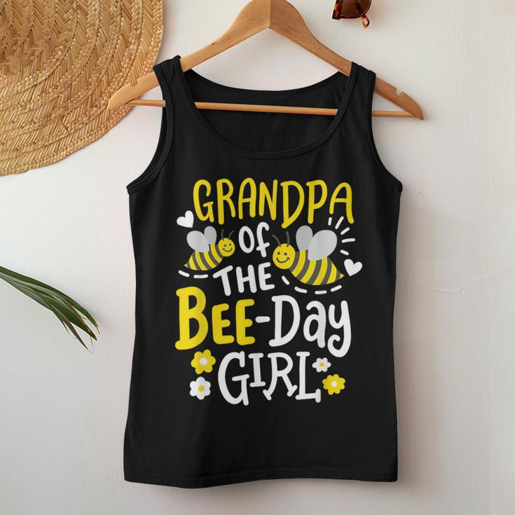 Grandpa Of The Bee-Day Girl Birthday Party Matching Family Women Tank Top Unique Gifts