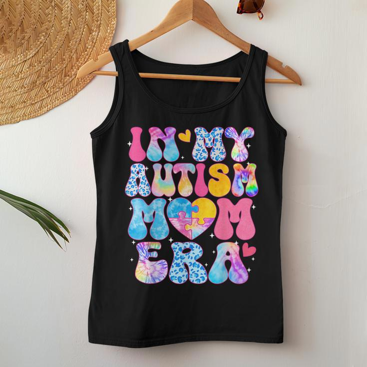 Groovy In My Autism Mom Era Autism Awareness Day Womens Women Tank Top Unique Gifts