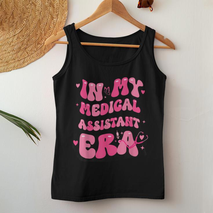 Groovy In My Medical Assistant Era Cma Nurse Healthcare Women Tank Top Unique Gifts