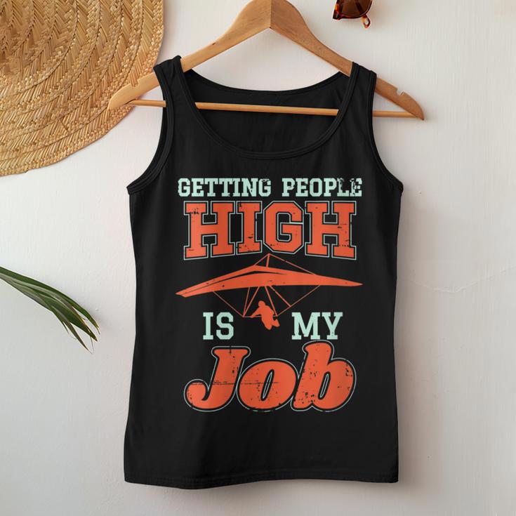 Hang Gliding Instructor Getting People High Women Tank Top Unique Gifts