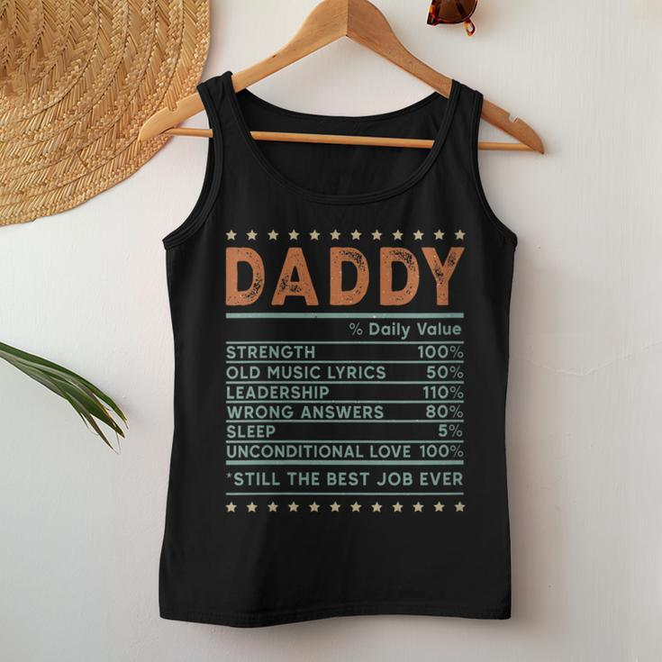 Happy Fathers Day First Time Daddy New Dad Est 2024 Women Tank Top Unique Gifts
