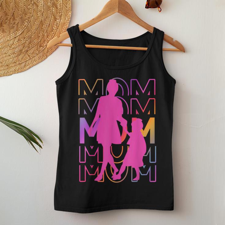 Happy Mother's Day Rainbow Mama Für Frauen Mama Oma Geschenke Tank Top Frauen Lustige Geschenke