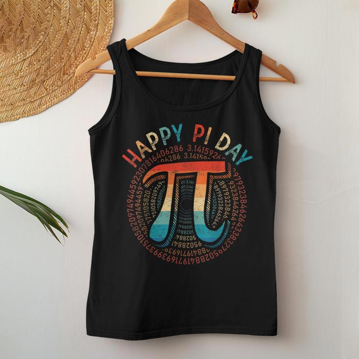 Happy Pi Day 314 Pi Day Math Lover Teacher Mathematics Women Tank Top Unique Gifts