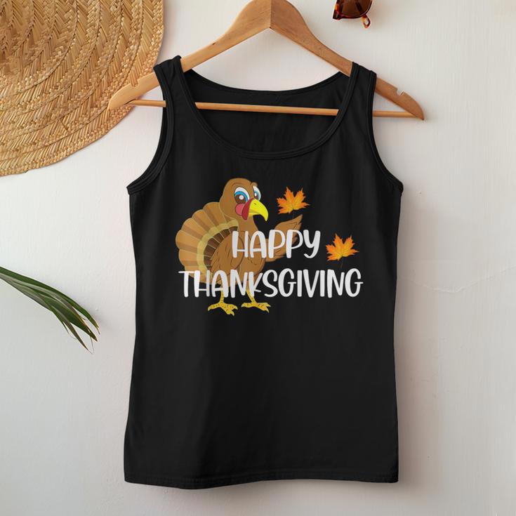 Happy Thanksgiving Day Turkey Thankful Boys Girls Women Tank Top Unique Gifts