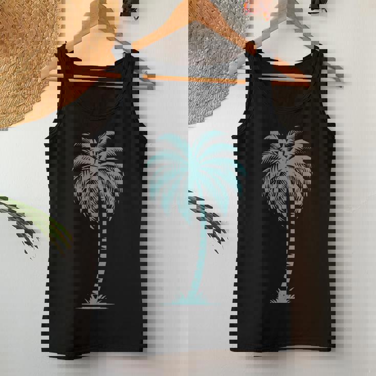 Hawaiian Beach Summer Tropical Vacation Palm Tree Women Tank Top Unique Gifts