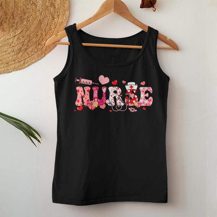Heart Candy Nicu Nurse Valentines Day Scrub Top Women Women Tank Top Funny Gifts