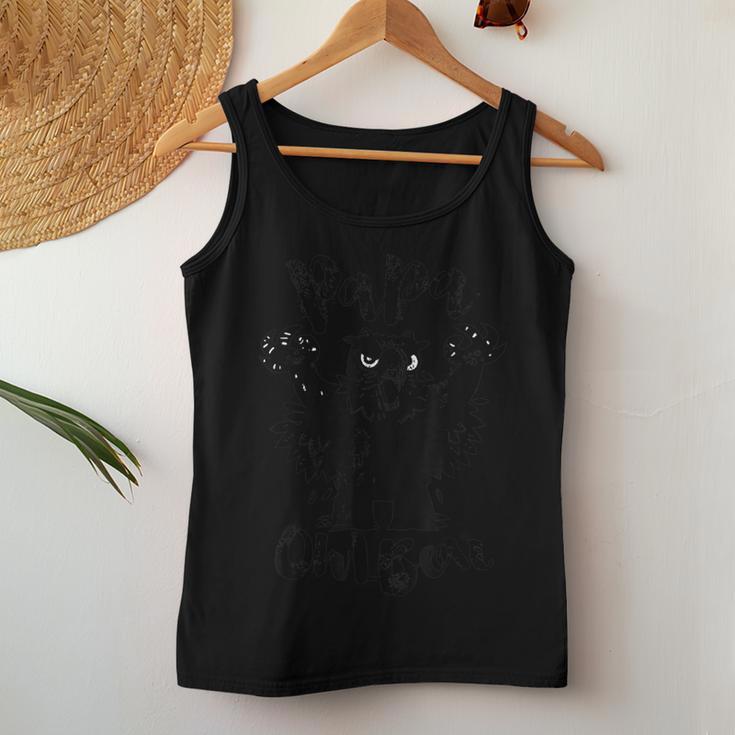 Herren Papa Owl Bear Fierceintage Monster Rollenspieler Für Herren Tank Top Frauen Lustige Geschenke