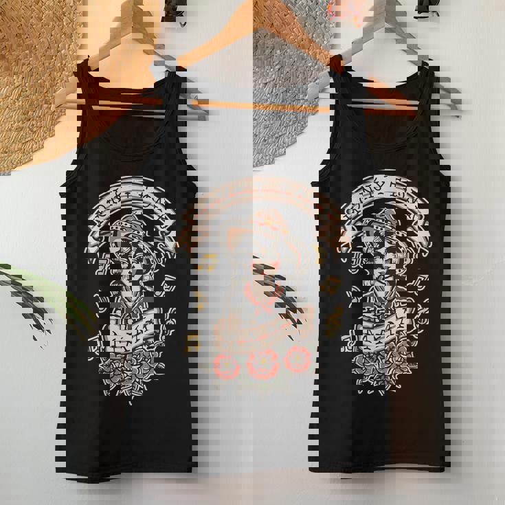 Honky Tonk Mama Música Country Canción Country Deaquera Occidental Camiseta sin mangas para mujer Regalos divertidos