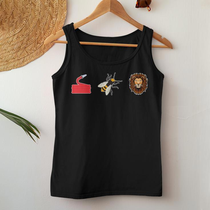 Hose Bee Lion Firefighter Sarcastic Saying Women Tank Top Unique Gifts