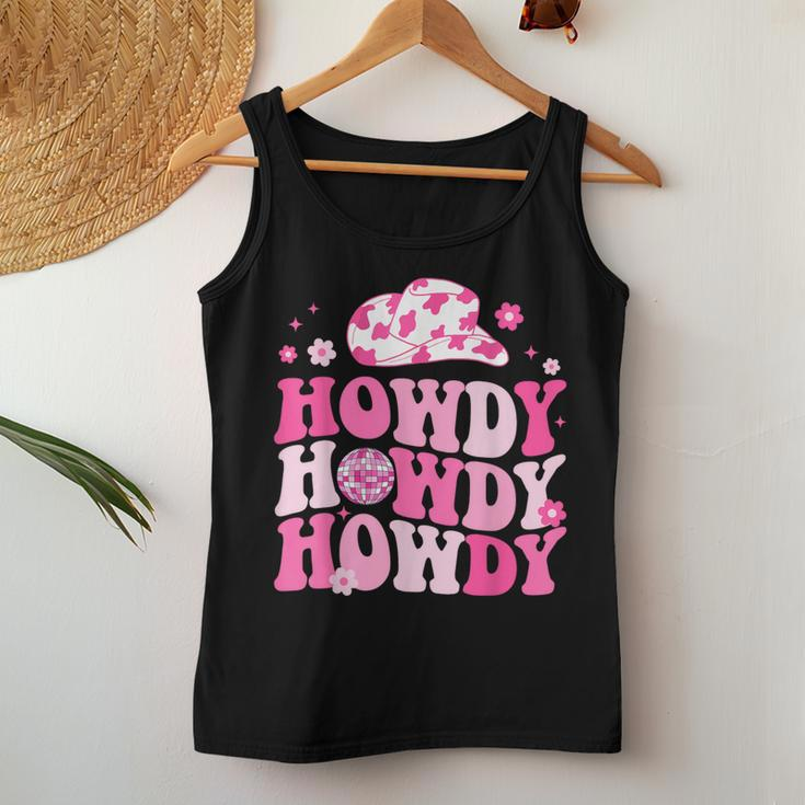 Howdy Southern Western Girl Country Rodeo Cowgirl Disco Women Tank Top Unique Gifts