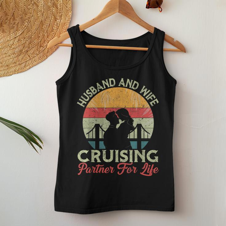 Husband And Wife Cruising Partners For Life Couple Cruise Women Tank Top Unique Gifts