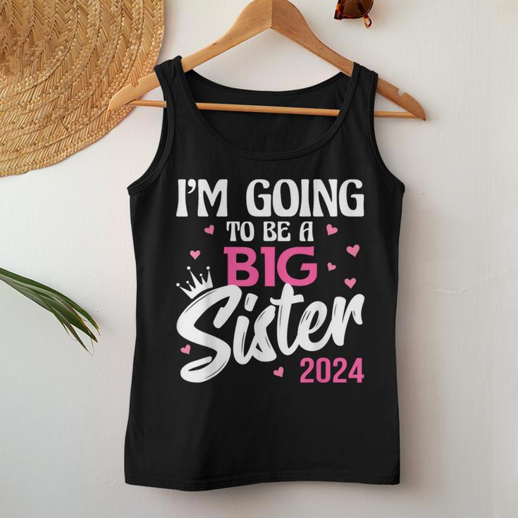 I'm Going To Be A Big Sis Promoted To Big Sister Est 2024 Women Tank Top Unique Gifts