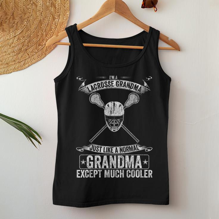 I'm A Lacrosse Grandma Just Like A Normal Except Much Cooler Women Tank Top Unique Gifts