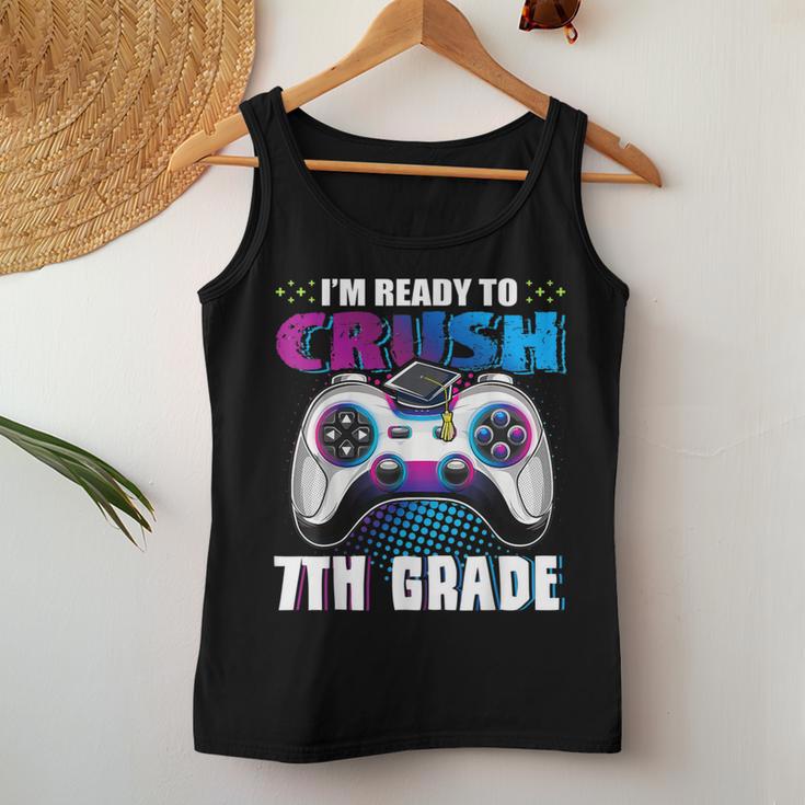 I'm Ready To Crush 7Th Grade Back To School Boy Gamer Girl Women Tank Top Unique Gifts