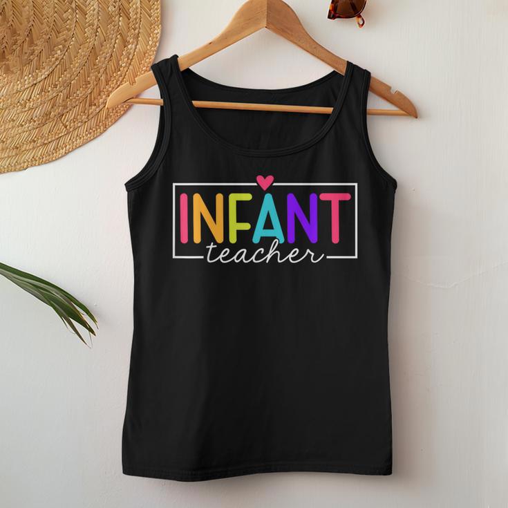 Infant Teacher Daycare Provider Childcare Teacher Women Tank Top Unique Gifts