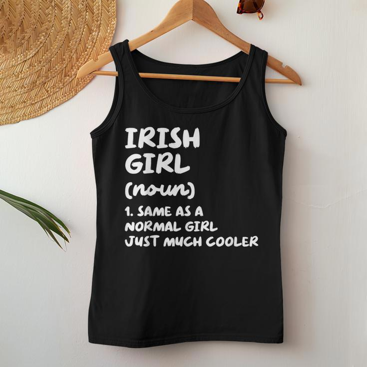 Irish Girl Definition Ireland Women Tank Top Personalized Gifts