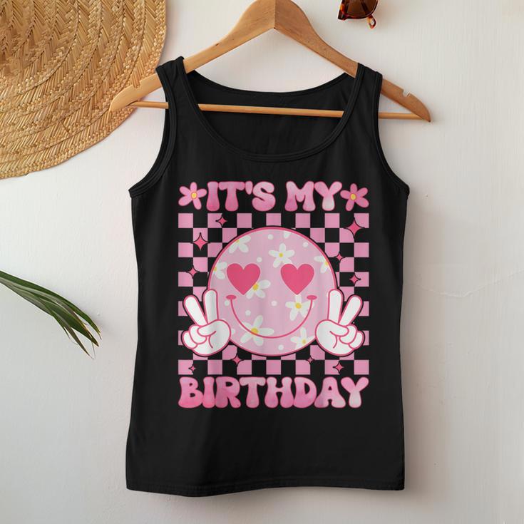 It's My Birthday Ns Girls Kid Birthday Party Flower Women Tank Top Unique Gifts