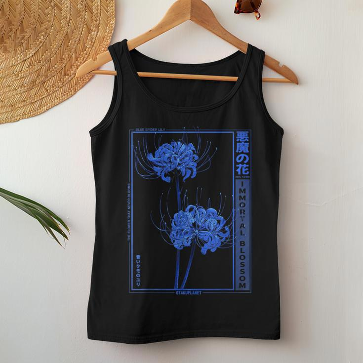 Japanese Spider Lily Anime Flower In Soft Grunge Aesthetic Women Tank Top Unique Gifts