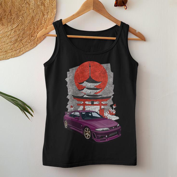 Jdm Skyline R33 Car Tuning Japan Shinto Shrine Drift Women Tank Top Unique Gifts