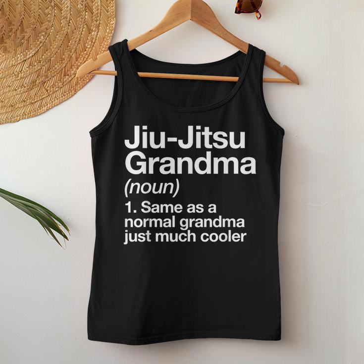 Jiu-Jitsu Grandma Definition Sports Martial Arts Women Tank Top Unique Gifts