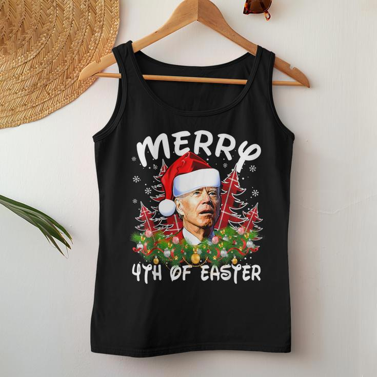 Joe Biden Happy 4Th Easter Ugly Christmas Sweater For Women Women Tank Top Unique Gifts