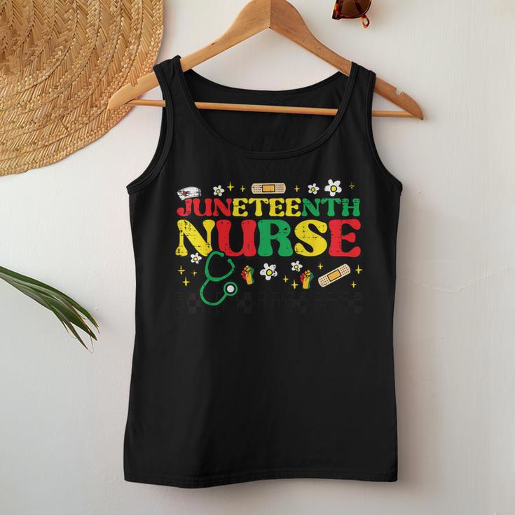 Junenth Nurse Groovy Retro African Scrub Top Black Women Women Tank Top Unique Gifts