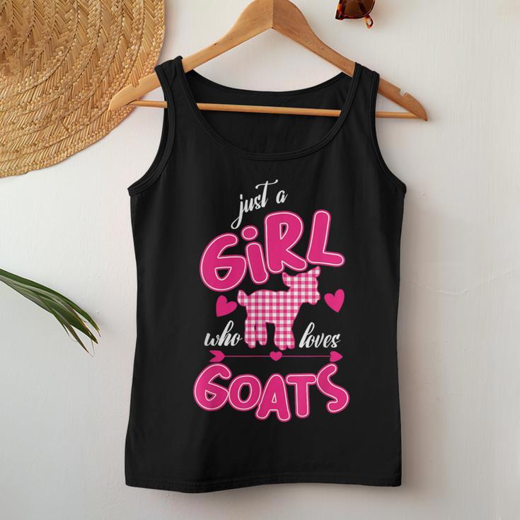 Just A Girl Who Loves Goats Love Arrow Women Tank Top Unique Gifts