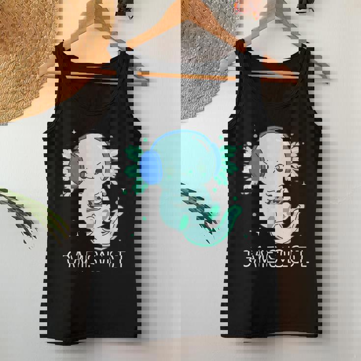 Kawaii Gamesolotl Axolotl Gamer Anime Boys Girls Women Tank Top Unique Gifts