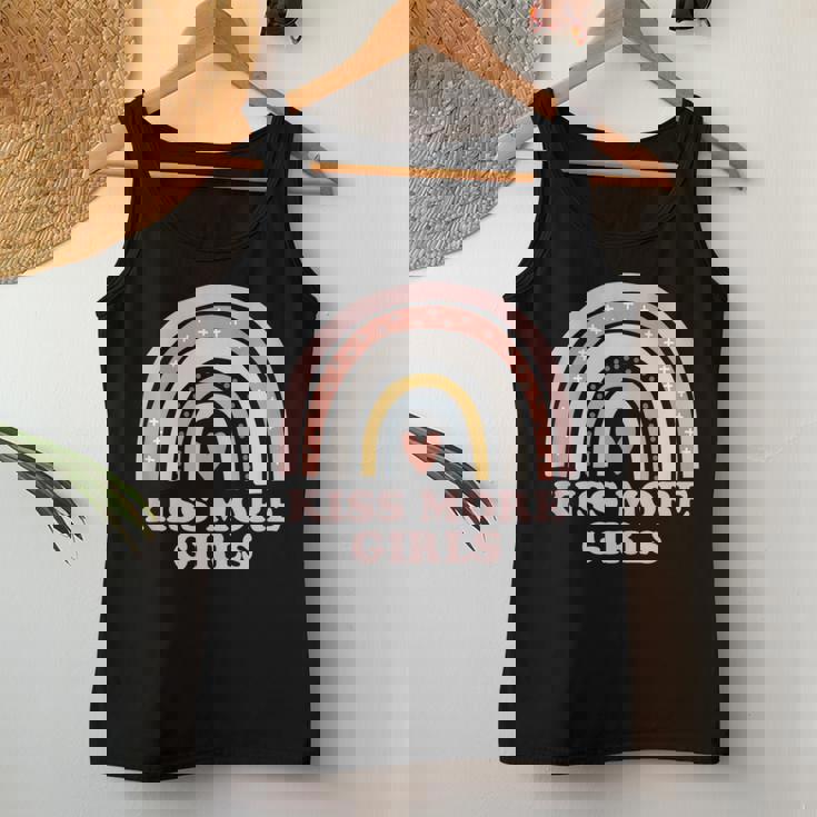 Kiss More Girls Lesbian Bisexual Lgbtq Pride Month 2021 Women Tank Top Unique Gifts